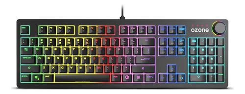 Teclado Mecánico Ozone Strikeback Rgb Qwerty Red