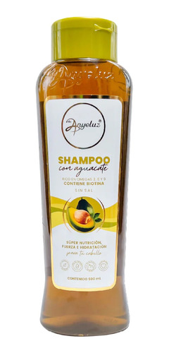 Linea De Shampoos Anyeluz Sin Sales Ni Parabenos 500ml