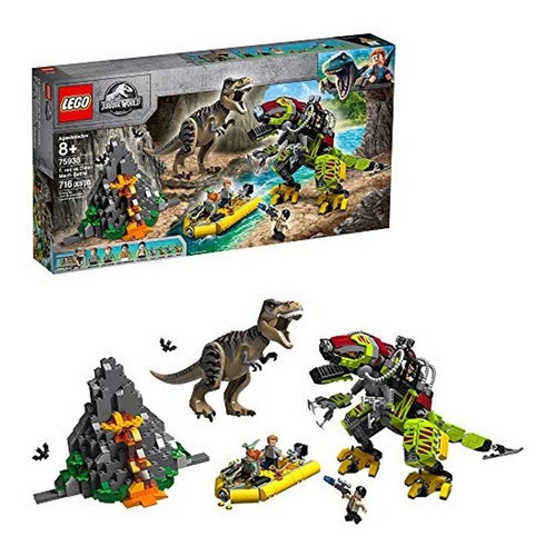 Lego Jurassic World T. Rex Vs Dino Mech Battle 75938