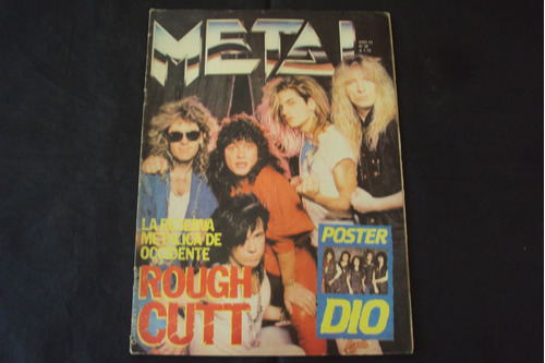 Revista Metal # 39 (1986) Tapa Rough Cutt