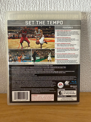 Ncaa Basketball 09 Ps3 (Usado)