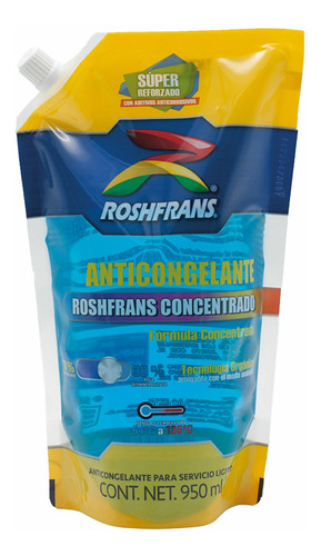 Anticongelante Concentrado 70% Azul 950 Ml Roshfrans
