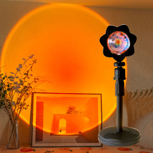 Lampara Puesta Sol Luz Led 16 Color Control Remoto Nocturna