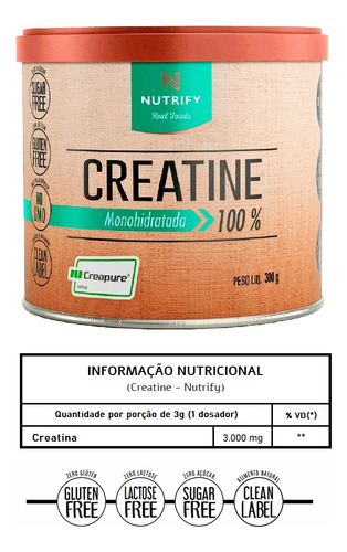 Creatine Creapure - Nutrify 300g