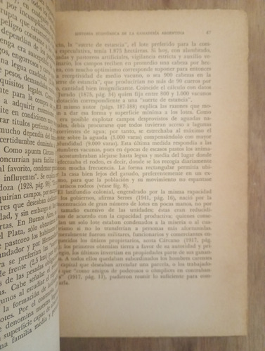 Historia Económica De La Ganadería Argentina - Horacio C. E. (Usado)