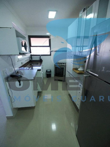 Imagem 13 de 17 de Guarujá Pitangueiras Flat 2 Dormitórios Ar Condicionado Piscina Lazer Completo Manobrista Serviço De Praia Portaria 24 Horas - Fl0011 - 34708972