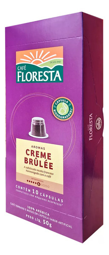 Cafe Floresta Com 10 Cápsulas Creme Brulée - Nespresso