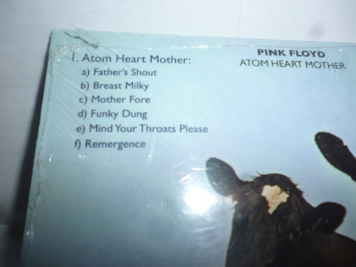 Cd Pink Floyd Atom Heart Mother Lacrado 1970/2011 Imp Argent