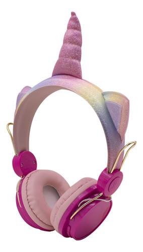 Vincha Auricular Bt Ah808 Fucsia