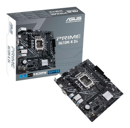 Motherboard Asus Prime H610m-k Ddr4 1700 12°gen Mexx 2