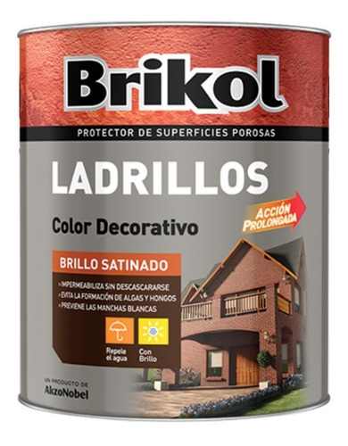 Brikol Protector Ladrillos Color Decorativo 4 L Serrentino