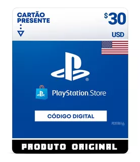 Gift Card Psn Playstation $30 Dólares Ps4 Ps5 Usa