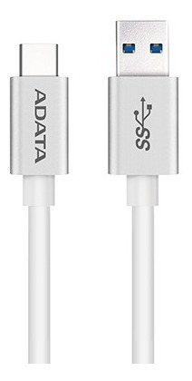 Cable Reversible Usb-c A Usb-a 3.1 Ultra Hd 4k Blanco Adata