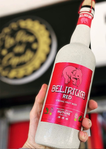 Imagen 2 de 3 de Cerveza Delirium Red 750 Ml