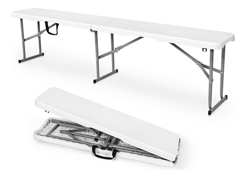 Banco Plegable De 6 Pies, Asiento De Banco Plegable De Plást