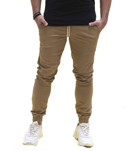 Jogger Gabardina Elastizada Liviana Con Cordón Todos Colores