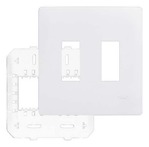 Habitat Placa 4x4 2módulo Vertical Com Suporte - Fame (3640)