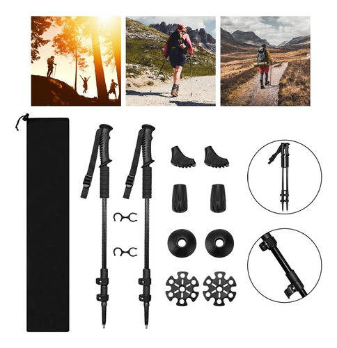 Bastones De Trekking Para Caminantes, Mecanismo De Bloqueo
