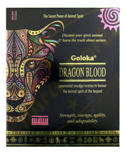 Sahumerios Mini Animal Spirit Goloka X12 Unidades Fragancia Dragon Blood