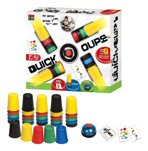 Juego De Vasos Quick Stack Cups Set, Juego Competitivo Para