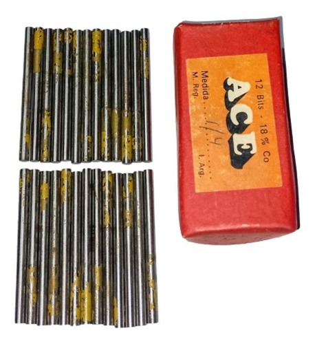 26 Bits Cilindricos 4mm X 58mm 18% Cobalto A C E