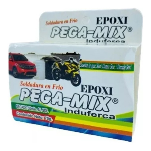 Pega Mix Soladura Epoxica Blanca X 70 Grs (pega Tanke)