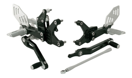 Pedaleras Moto Kawasaki Zx 10r Regulable Racing Motoscba