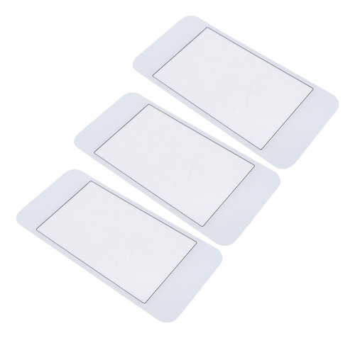Lente De Pantalla Superior De Consola De Juegos Blanca Y Bla