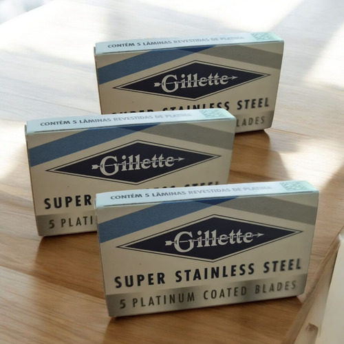Repuestos Hojas De Afeitar Gillette Platinum 20 Cajas X 5