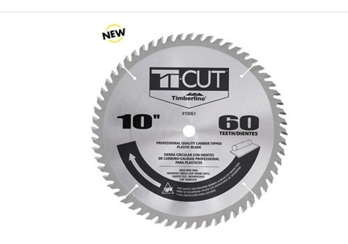 Ti-cut By Timberline1006010 Inch D X 60t Atb, 5/8 Boresie