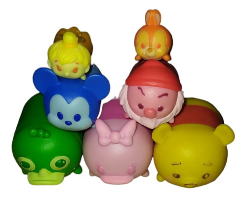 Lote De Figuras Tsum Tsum Disney Edición Color Splash