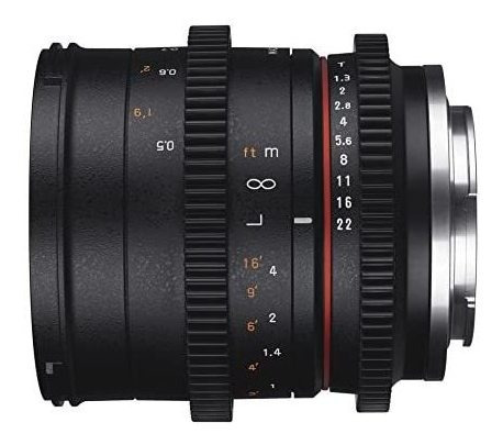 Imagen 2 de 8 de Rokinon Cv50m-e 50 Mm T1.3 Lente De Cine De Velocidad Para