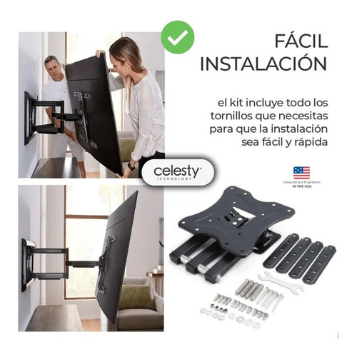 Soporte De Pared Para Pantalla LG De 32 A 55 Brazo