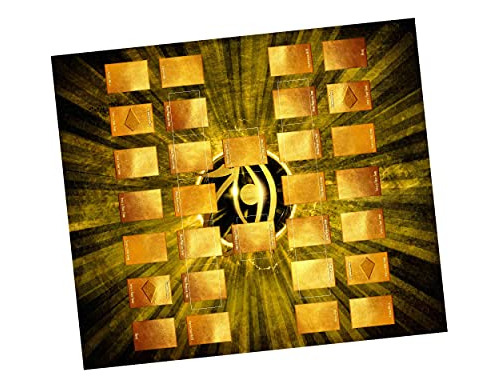 Playmat Para Yu-gi-oh Paramint Eye Of Horus, Dorado