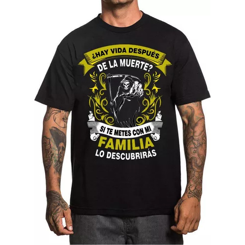 Remera Papa Famlia Hay Vida Despues De La Muerte Unisex