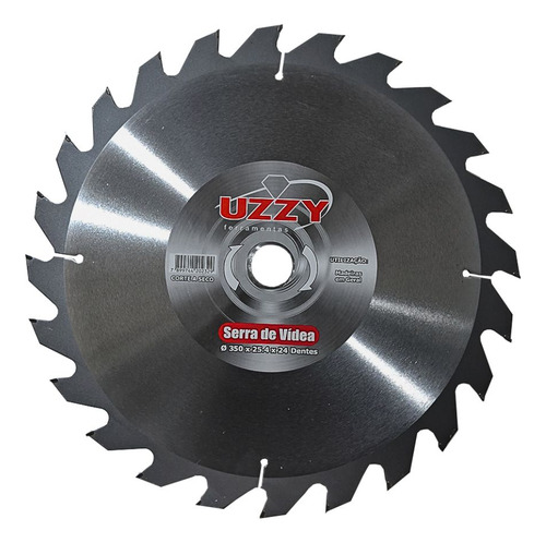 Kit 2 Discos De Serra Vídea Circular 350 X 30/25mm 24 Dentes