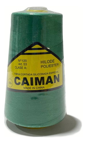 Hilo De Poliéster Vahe Caiman Cono De 4000 Metros X Unidad Verde Brillante 145
