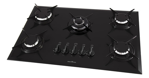 Cooktop Britânia 5 Bocas Concept Bct7ptc Bivolt Cor Preto 110V/220V