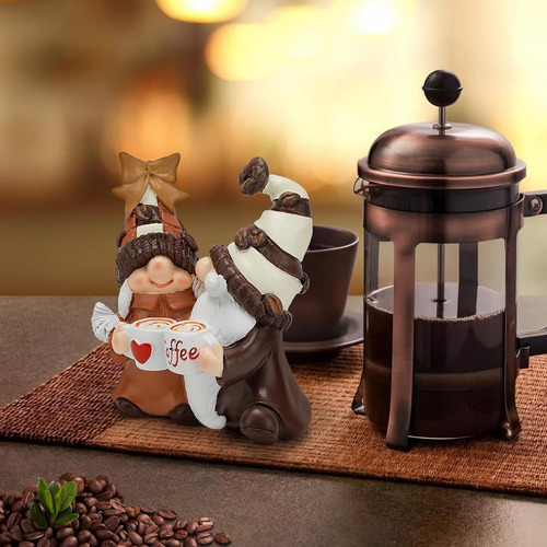Accesorios De Decoración Para Cafetería Z Coffee Gnome Para