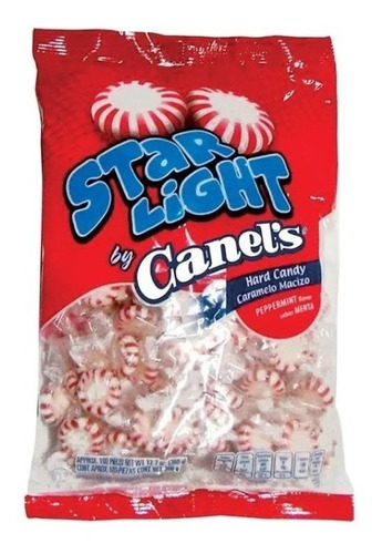 Caramelo Macizo Menta Star Light By Canel´s 100 Pzas 360 Gr