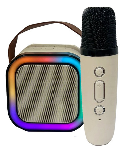 Karaoke Portatil Parlante Y Microfono Inalambrico Bluetooth