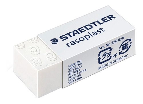 Goma Borrar Staedtler 526 Rasoplast Lapiz X 30 Und