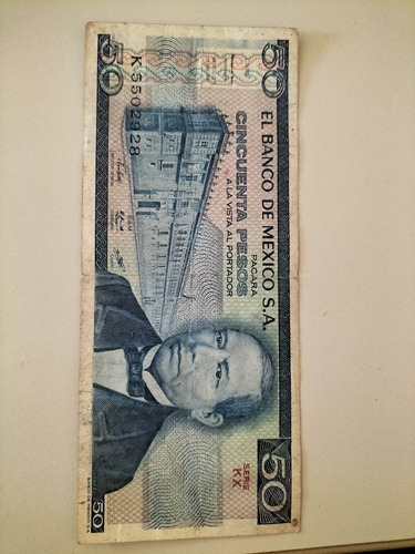 Billete De 50 Pesos Del Año 1981