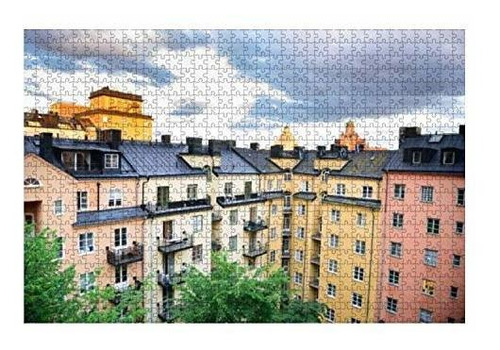 Puzzle De 1000 Piezas Vasastan Stockholm Edificios Ciudad