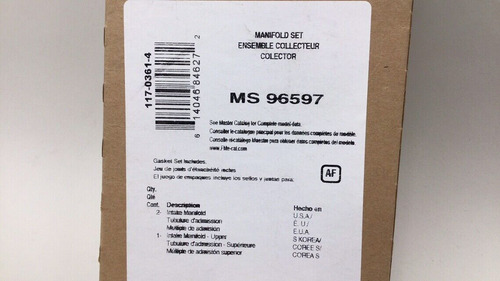 Fel-pro Ms 96597 Engine Intake Manifold Gasket Ms96597 1 Ccb