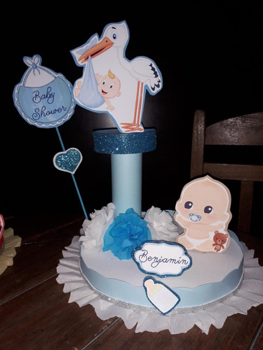 Adornos Para Mesa De Torta  Banderin Souvenirs Baby Shower 