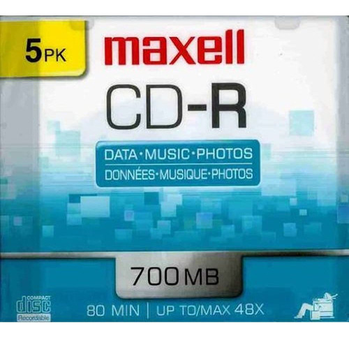 Maxell 648205 700mb Cd-grabadora Joya Delgada