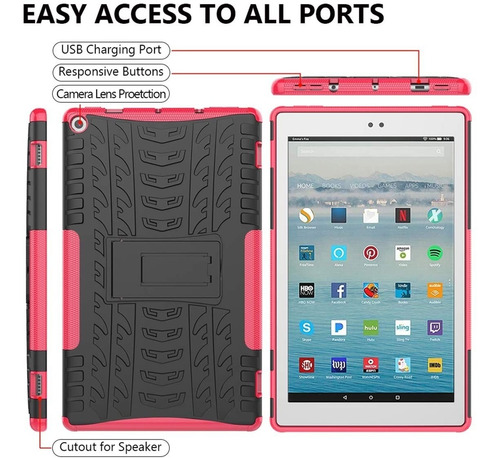 Imagen 2 de 8 de Estuche Forro Tablet Amazon Fire 10