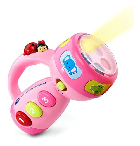 Vtech Linterna Gira Y Aprende, Rosa, Exclusiva Para Internet