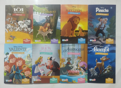 Set De 8 Mini Cuentos. Mini Historias De Disney 2